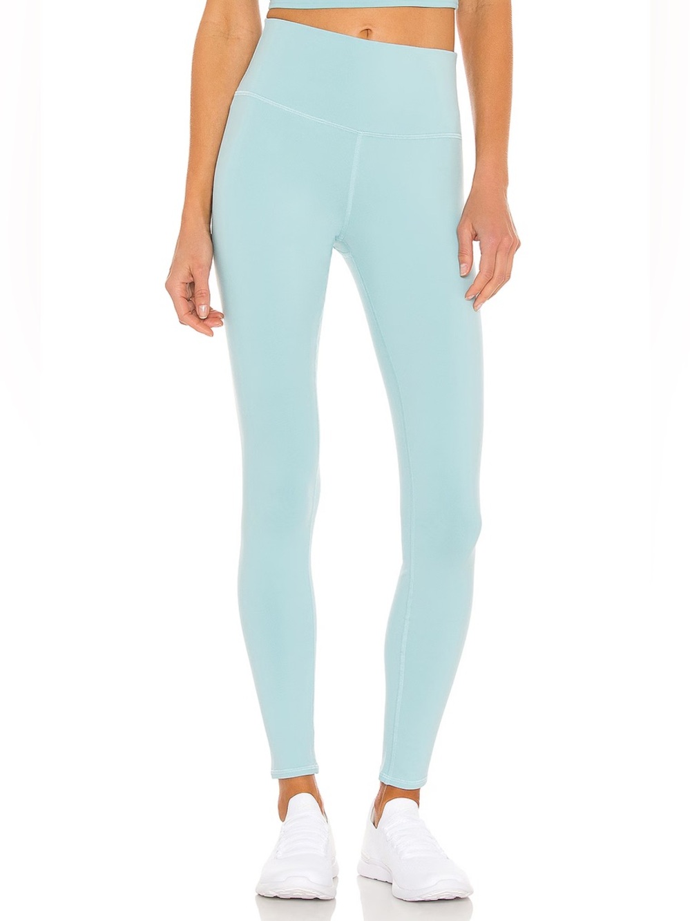 Alo Yoga High Waist Airbrush Leggings Blue Quartz Sz. S